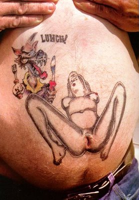 belly button vagina tattoo