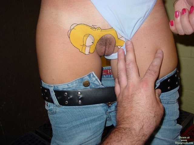 homer simpson vagina tattoo