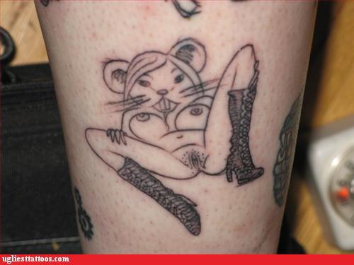 vagina cartoon tattoo